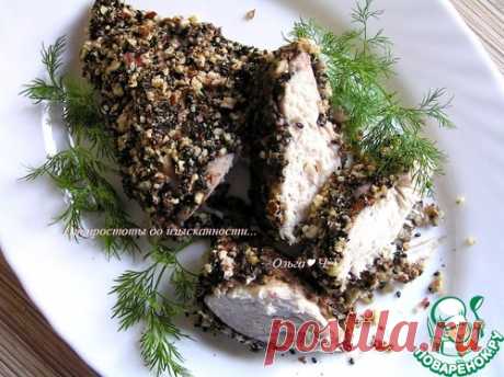 Куриные грудки в орехово-кунжутной панировке – кулинарный рецепт