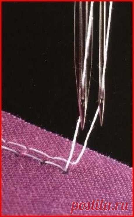 Как шить двойной иглой (шитье и крой) | Журнал Вдохновение Рукодельницы