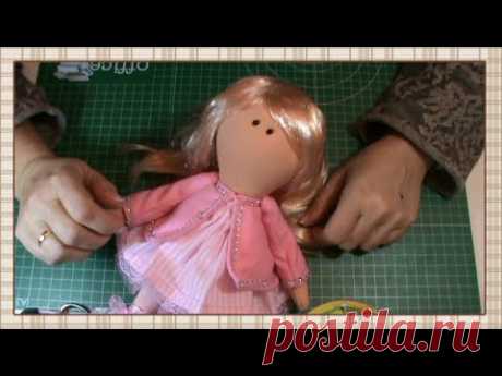 Tutorial muñeca rusa: Abrigo y pelo