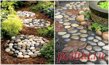 15 великолепных идей, как с помощью обычных камней добавить красоты на садовый участок