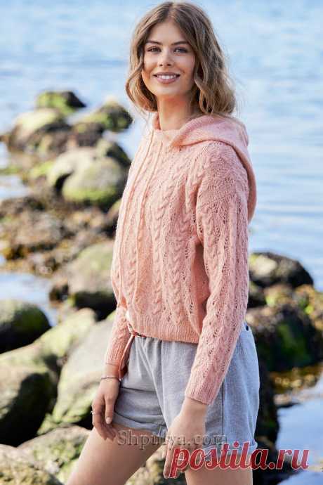 Персиково-розовый пуловер с капюшоном | Be Creative | Пульс Mail.ru