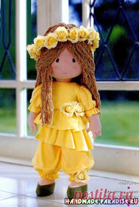 Самые красивые текстильные куклы. Выкройки - Handmade-Paradise