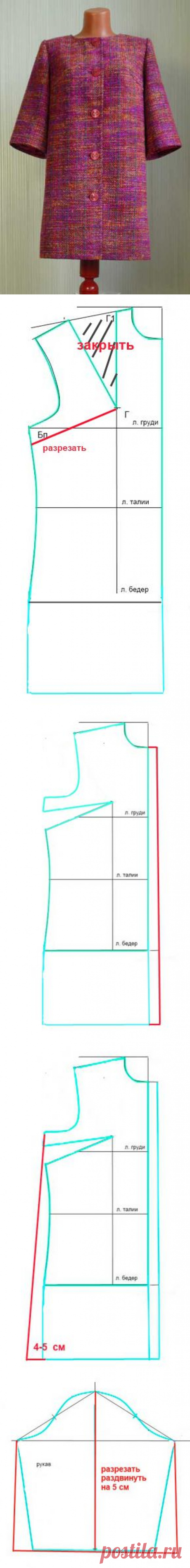 Легкое весеннее пальто шьем самостоятельно | &quot;Кройка и шитье для начинающих портных&quot;