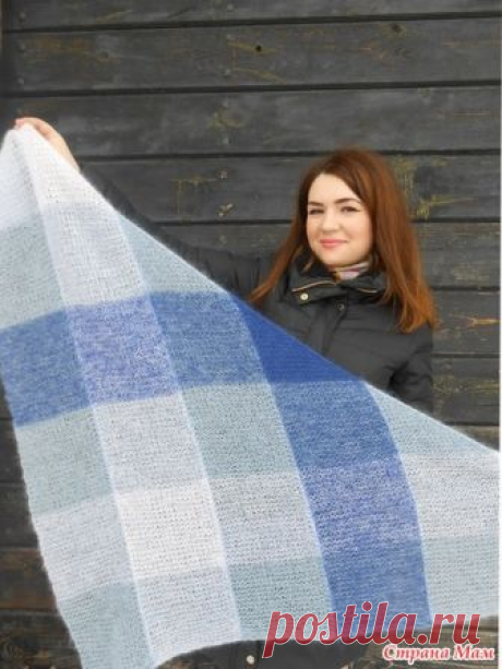 Шаль №8 -2018 Buffalo shawl by Tatyana Fedorova - Хенд-Мейд | HANDMADE - Страна Мам