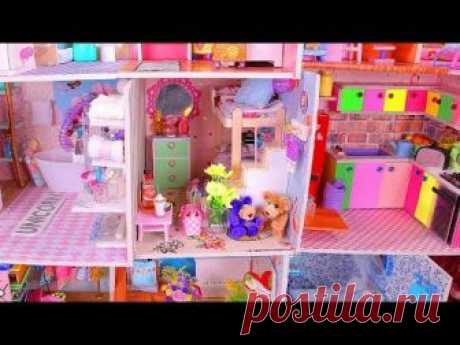 DIY miniature Unicorn Living Room plus watch me glue together 14 dollhouses!! The living room was inspired by studiomucci (check out her Instagram). ミニチュアドール...