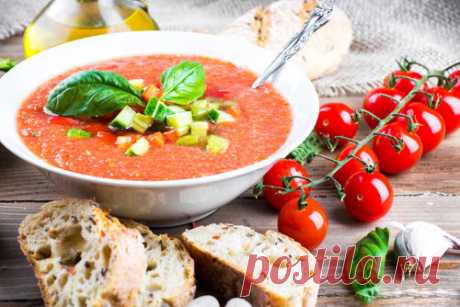Рецепт Суп Гаспачо рецепт - Холодный томатный суп 