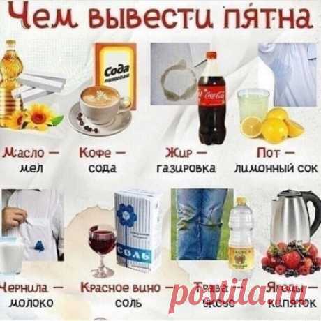 Чем вывести пятна.