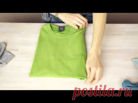 How to fold a T-shirt like a Pro - 3 ways