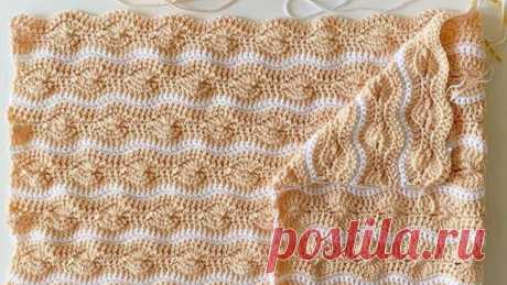Crochet Catherines Wheel Waves Blanket - Crochet Easy Patterns
