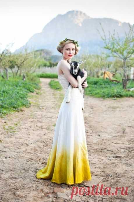 Необычные свадебные платья, которые легко можно сделать самим / Все для женщины