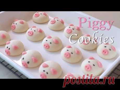 [설날] 아기돼지 쿠키만들기🐷포슬포슬 멜팅모멘트 쿠키 [Eng Sub] The Melting Moments Cookies, Eggless.