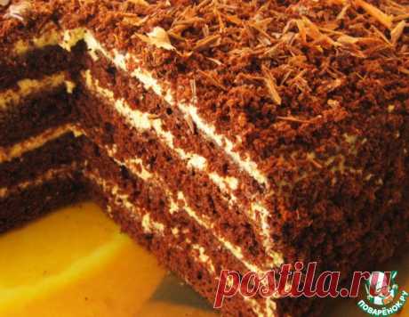 Торт кофейно-шоколадный – кулинарный рецепт