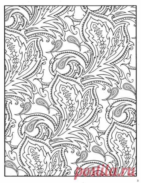 (1) Gallery.ru / Фото #5 - Paisley Designs Coloring Book by Marty Noble - tymannost
