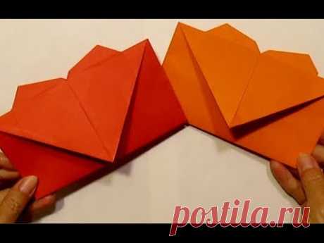 Как сделать конверт из бумаги лист а4 своими руками. Прикольный конверт Оригами с детьми.