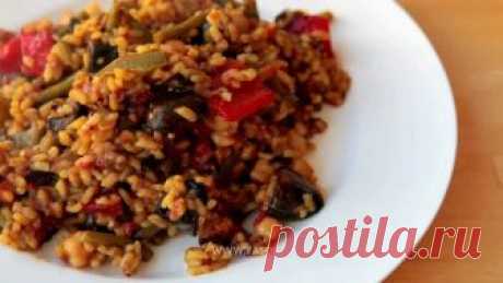 Овощная паэлья (Paella de verduras) видео рецепт для https://www.fasol.tv/