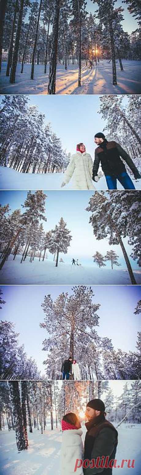 Зачарованный зимний лес: love-story Наташи и Карлена