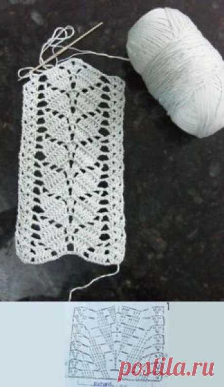 Leaves | for those who love the leaf stitch in knitting, here's one in crochet