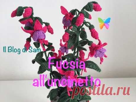 Пояснение вязания крючком Fuchsia