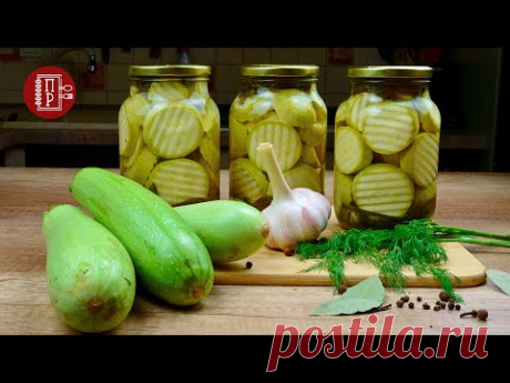 Самый Вкусный Рецепт МАРИНОВАННЫХ КАБАЧКОВ