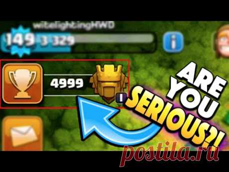 Clash of Clans - ARE YOU SERIOUS?! 1 TROPHY AWAY FROM LEGENDS LEAGUE! Did We Do it??