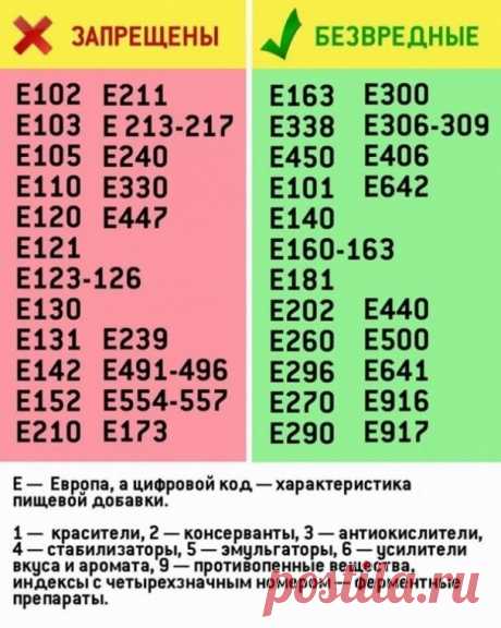 Читаем состав продуктов и разбираемся в Е