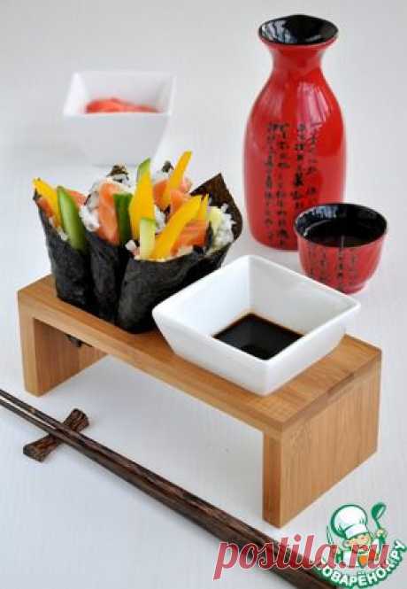 Темаки суши (суши-кулечки) - кулинарный рецепт