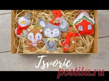 НОВОГОДНИЕ игрушки своими руками // DIY TSVORIC