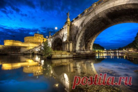 500px / Under Ponte Sant'Angelo by Elia Locardi