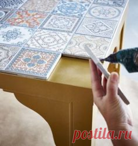 Could do this with that shitty Kmart kitchen table nook                                                                                                                                                                                 Mehr #diy_table_top