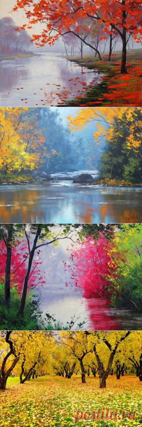 Красочная осень на картинах Graham Gercken