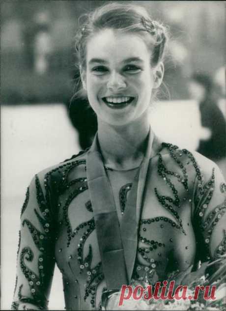 Немецкая фигуристка Катарина Витт, 1984 г.