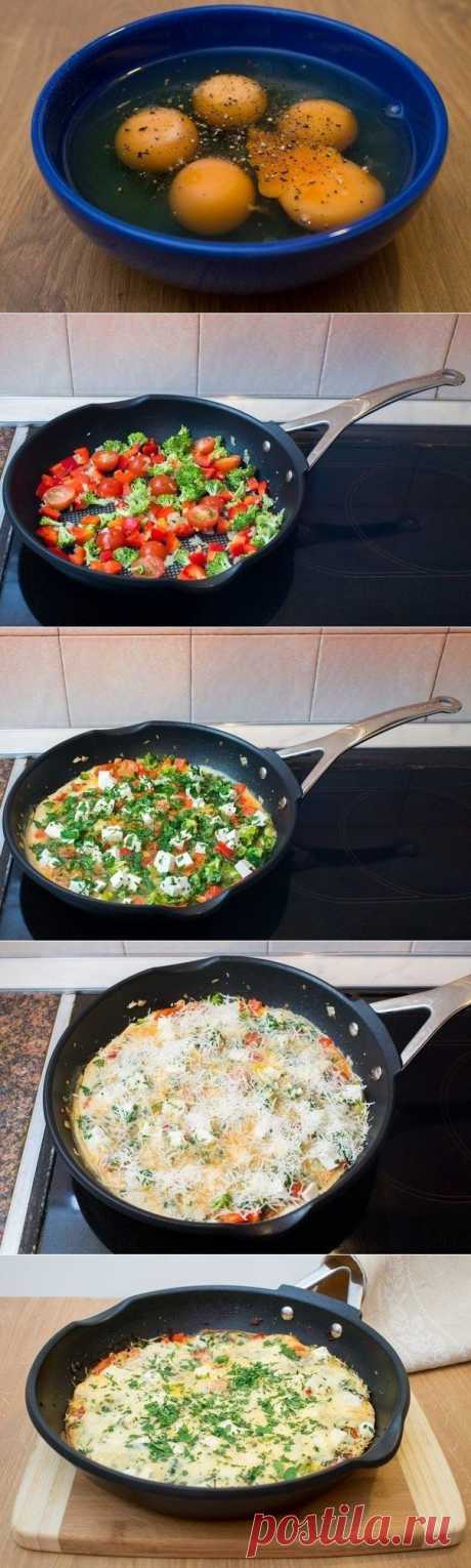 Как приготовить фриттата с овощами и сыром - рецепт, ингридиенты и фотографии
