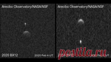 Промчавшийся мимо Земли астероид оказался двойным Анализ данных радиолокационных наблюдений показал, что пролетевший в начале февраля на расстоянии около 2,71 миллиона километров от Земли потенциально