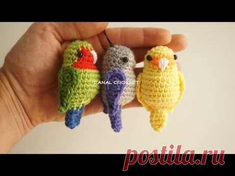 Agaporni o inseparable amigurumi tutorial