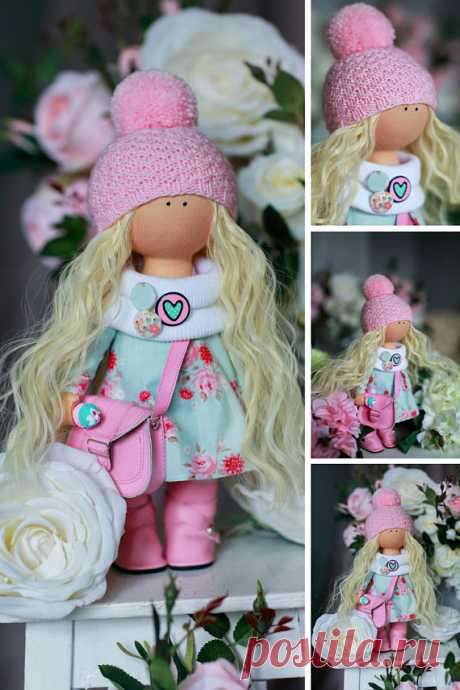 Muñecas Tilda doll Handmade doll Bonita doll Fabric doll