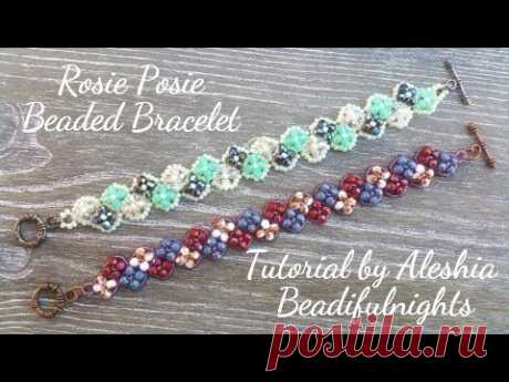 Rosie Posie Beaded Bracelet + Necklace Tutorial