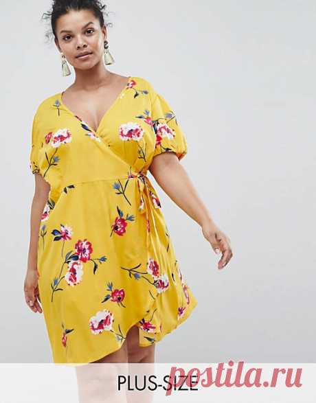 Influence Plus Floral Wrap Dress | ASOS