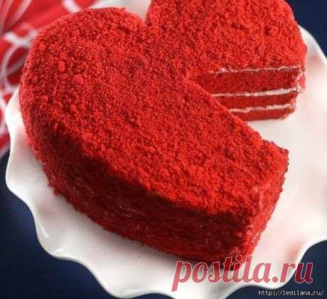 Нереальный торт ко Дню Святого Валентина .