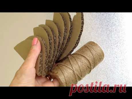 КРАСИВА ІДЕЯ для ДЕКОРУ своїми руками / Jute craft idea