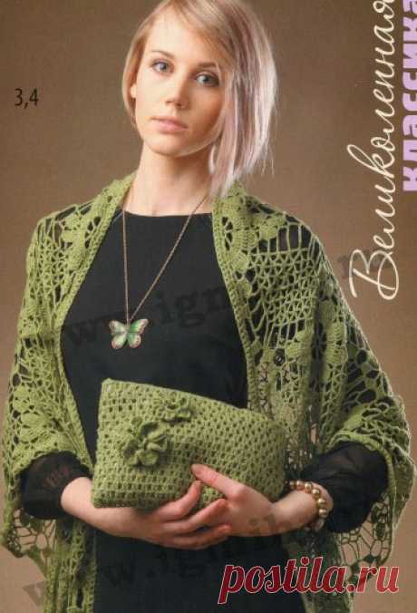 0350 - шарфи, шалі, палатини - В'язання для жінок - Каталог статей - Md.Crochet