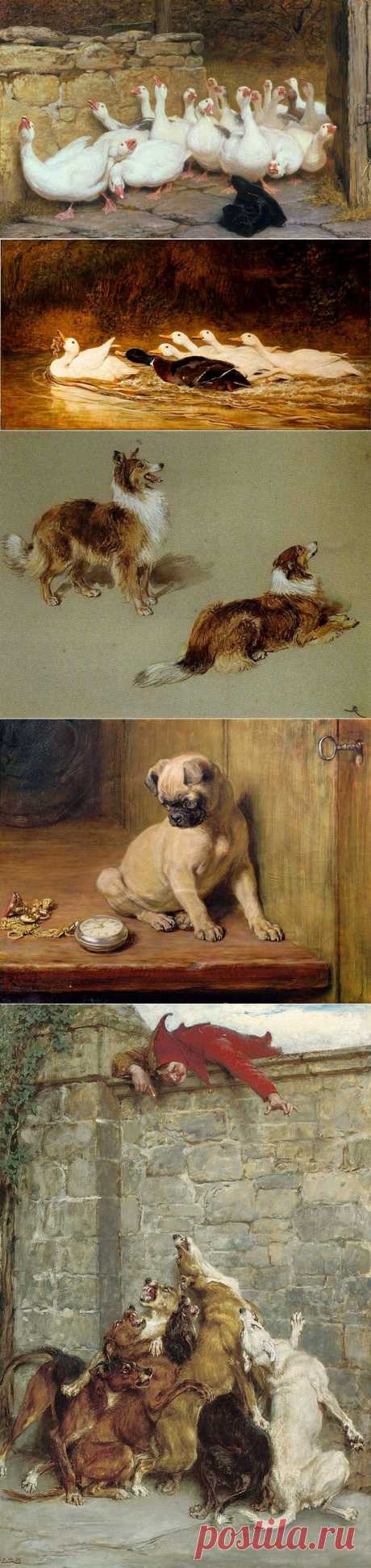 Английский живописец Briton Riviere (1840 – 1920).