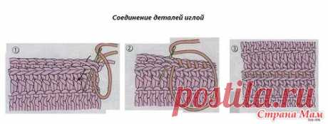 Как соединить полотно вязаное крючком? - Страна Мам