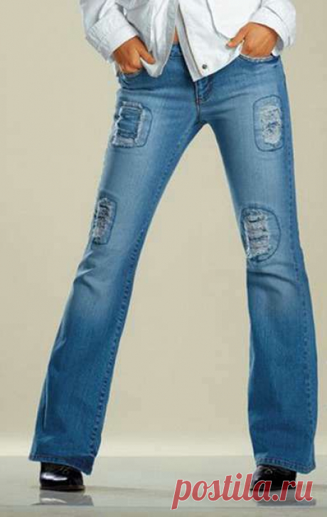 Какими нитками лучше строчить джинсы, и какой приём использовать, чтобы обходить толстые швы?.