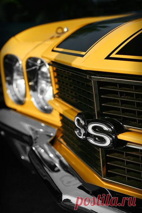 Original Chevrolet Camaro SS 1969 - пожалуй самые известные &quot;ss&quot; на решетке радиатора ...