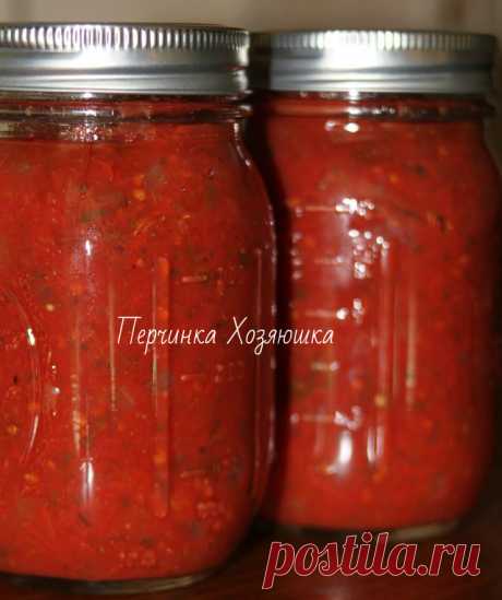 Рецепты итальянского томатного соуса с базиликом - Заготовки от Перчинки - Perchinka Hozyayushka.ru
