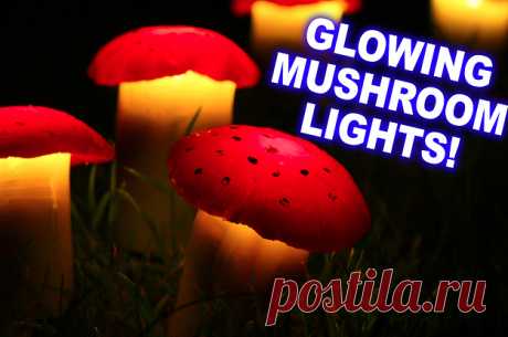 These Solar-Powered Mushroom Lawn Lights Are An Adorable Addition To Your Backyard Don't worry, they won't take up mush-room.