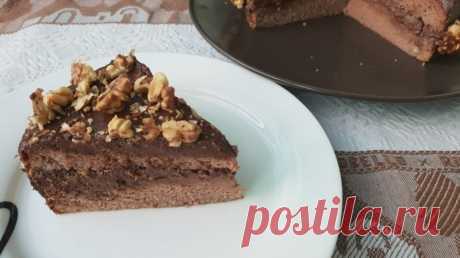 ​Шоколадно-ореховый торт — Sloosh – кулинарные рецепты
