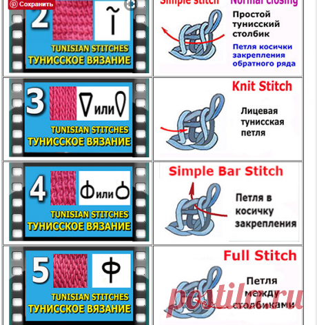 Начинаем вязать – Видео уроки вязания » Тунисское вязание