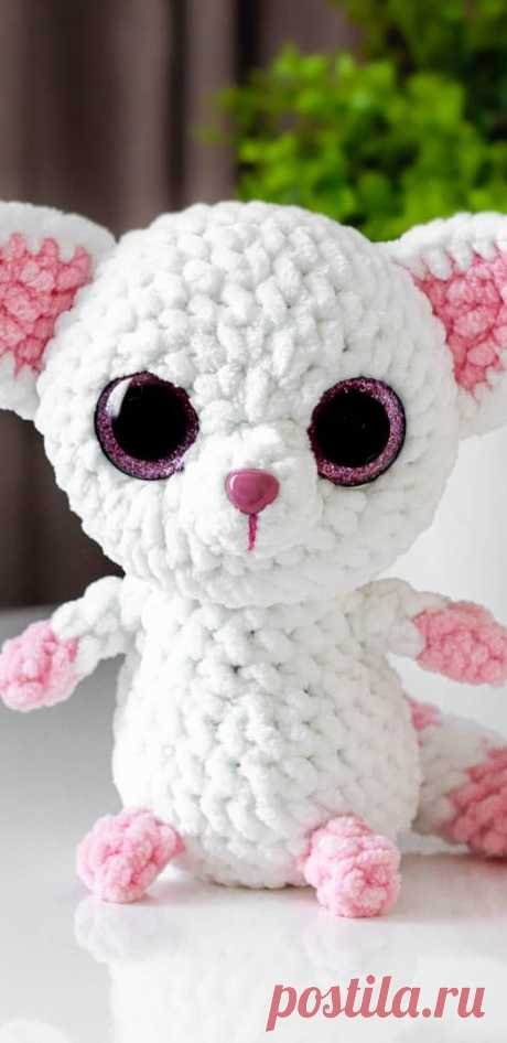 PDF Лемур крючком. FREE crochet pattern; Аmigurumi animal patterns. Амигуруми схемы и описания на русском. Вязаные игрушки и поделки своими руками #amimore - плюшевый лемур, лемур из плюшевой пряжи.