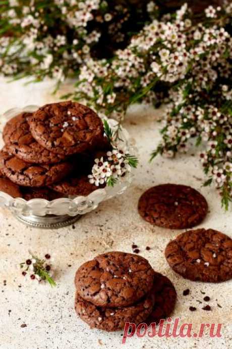 Печенье брауниз с шоколадом (без муки) - Сладкий мир